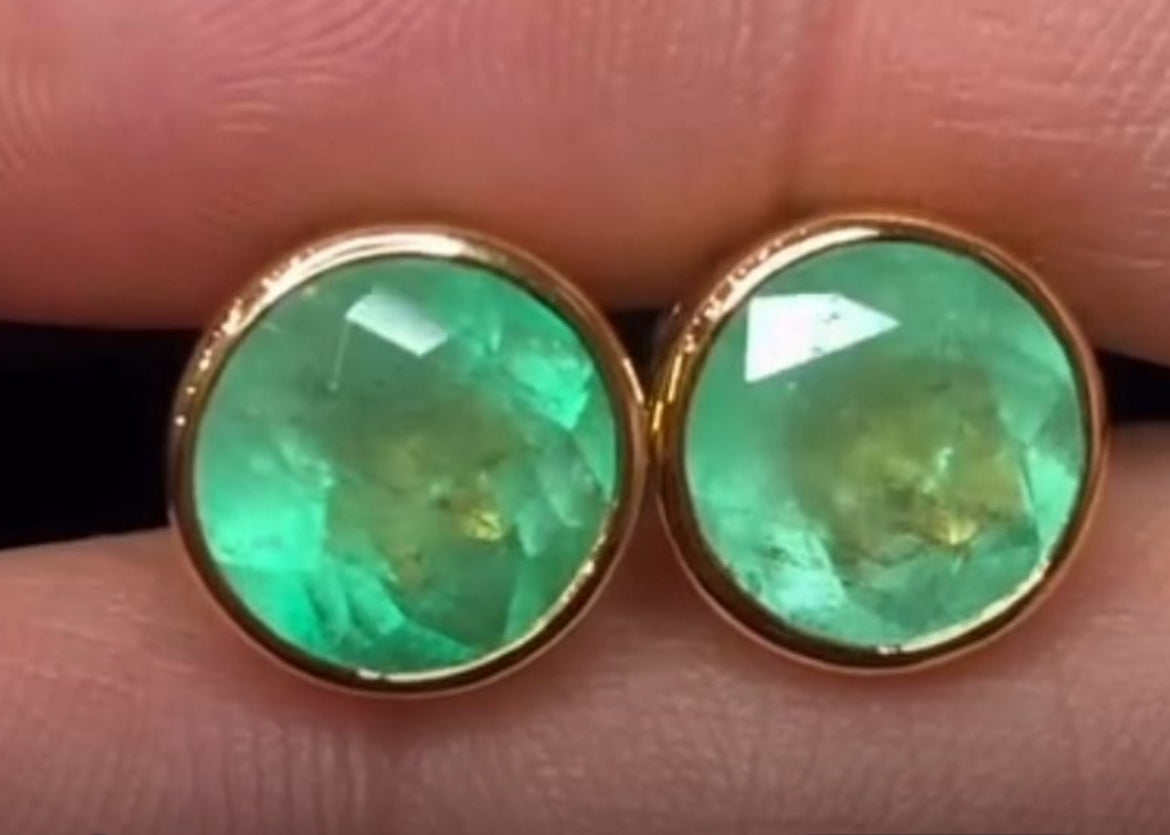 Redondas de 1 Quilate de Esmeralda