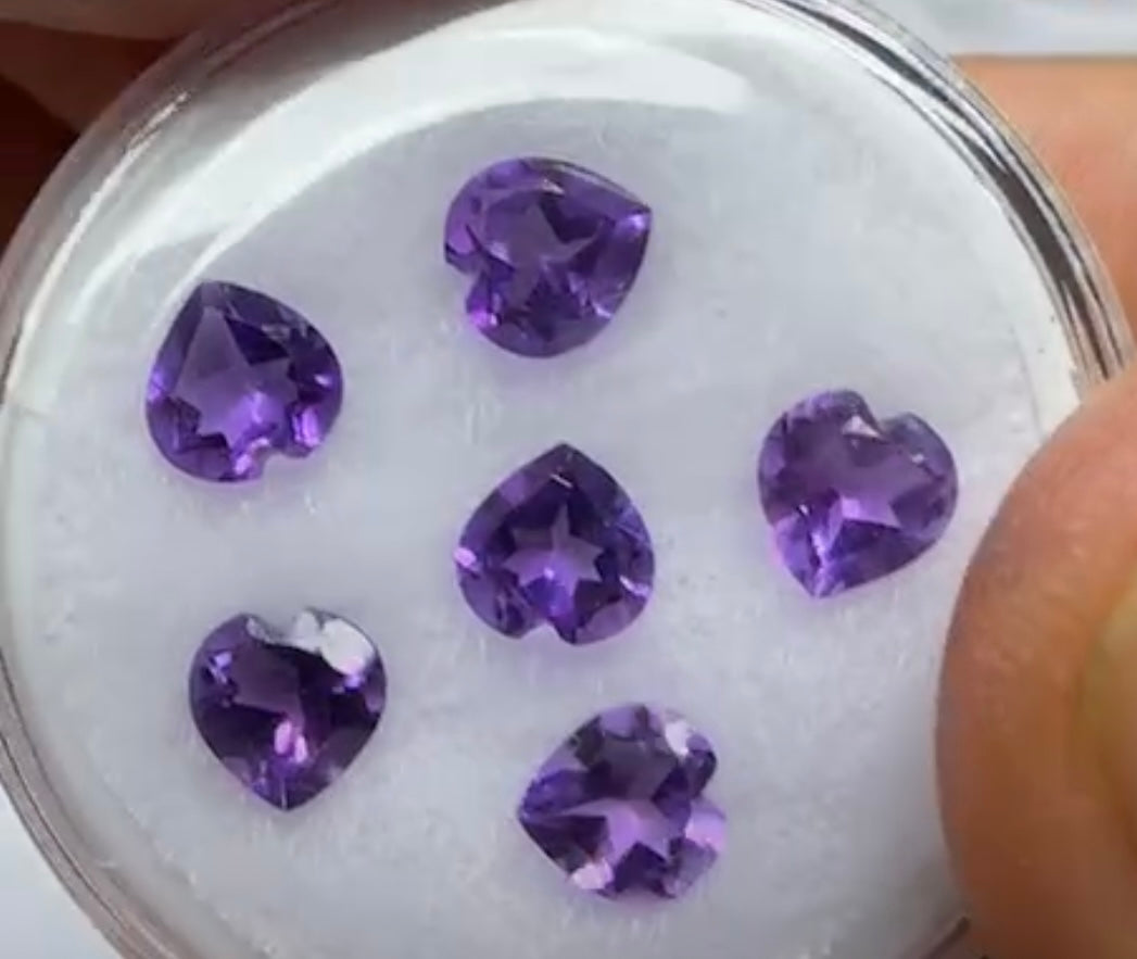 Amatista En Corazón